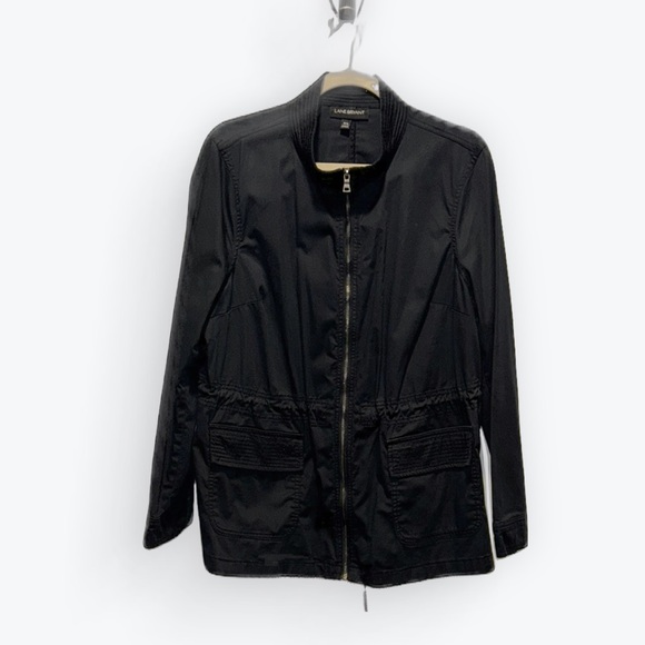 Lane Bryant Black Zip-Up Jacket - Picture 1 of 7